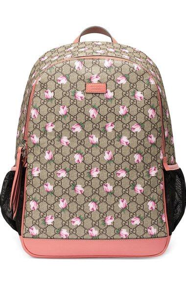 gucci pink mama diaper backpack|Gucci signature pink diaper bag.